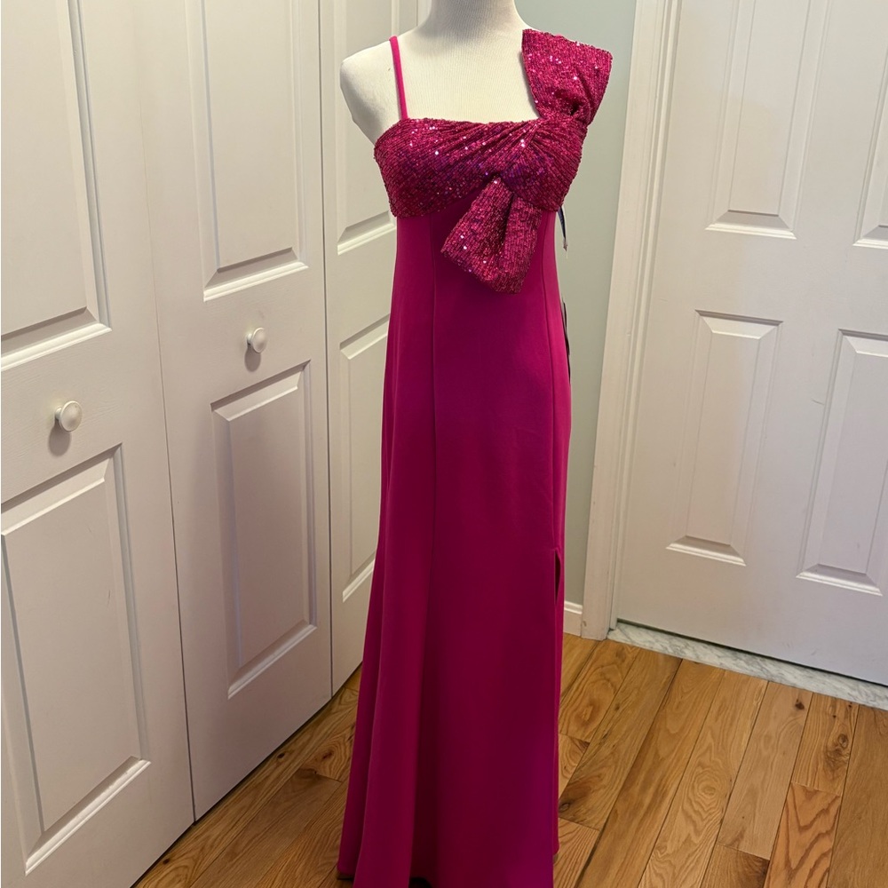 Elegant Pink Evening Dress